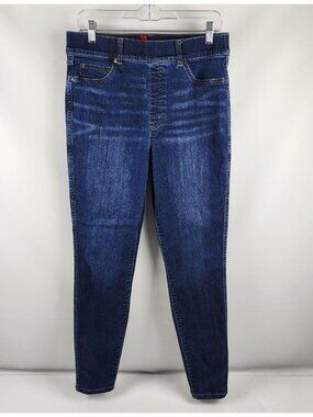 Spanx Jeans Womens Large Blue Ankle Skinny Denim (30x30) 20342T